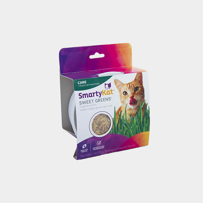 SmartyKat Sweet Greens Cat Grass Seed Kit