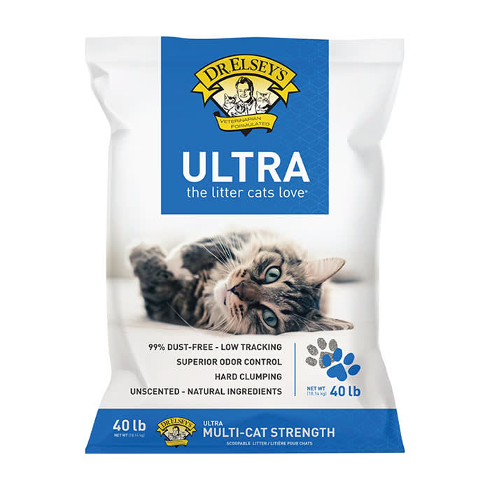 Dr. Elsey's Ultra Unscented Clumping Clay Cat Litter