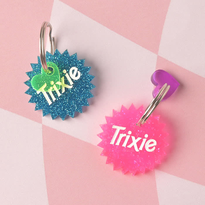 Barbie-Inspired Trixie Personalized Pet Tag