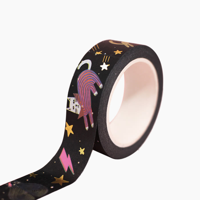 the cat themed tape