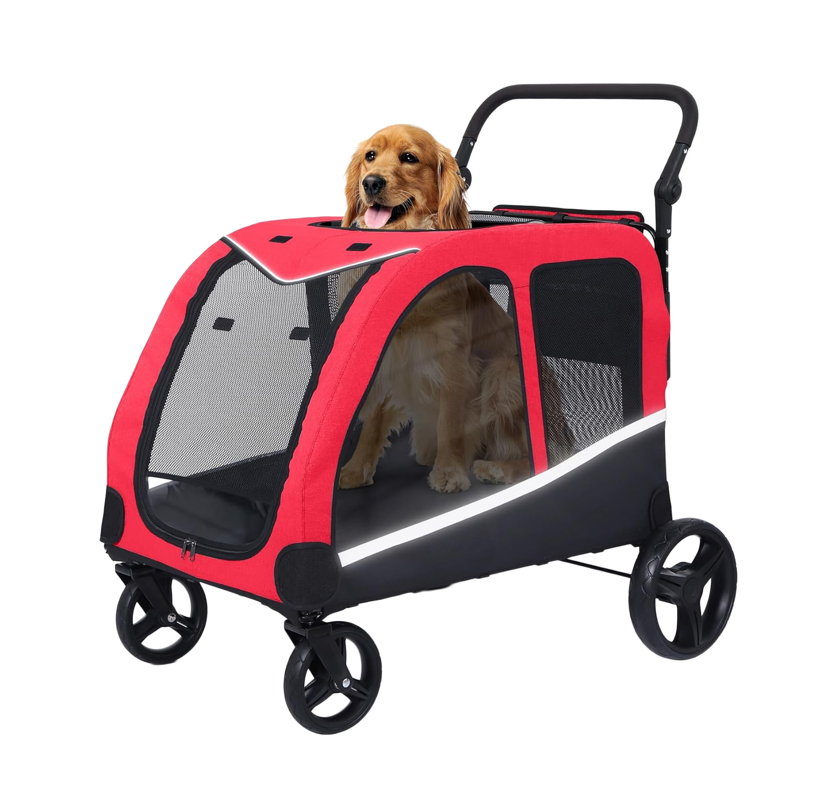 Saudism Foldable Dog Carriage