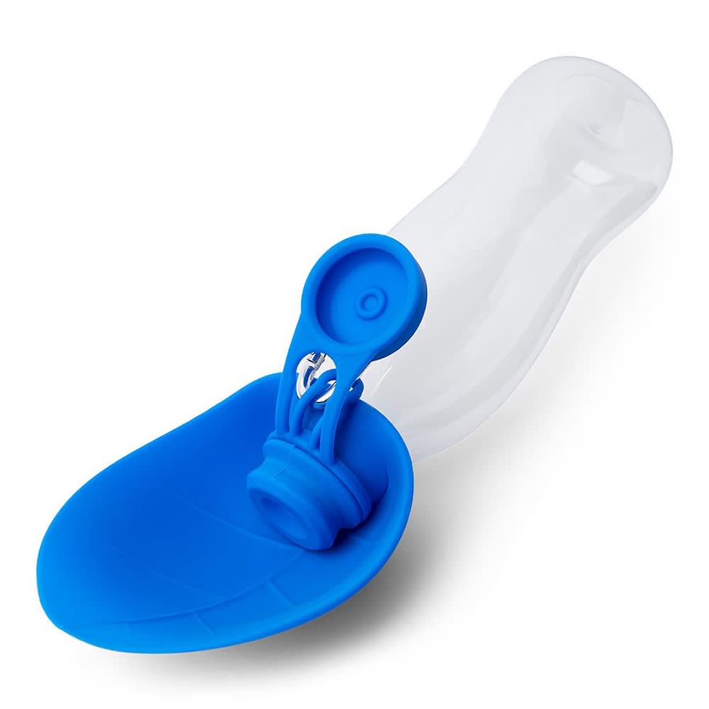 pet water bottle blue