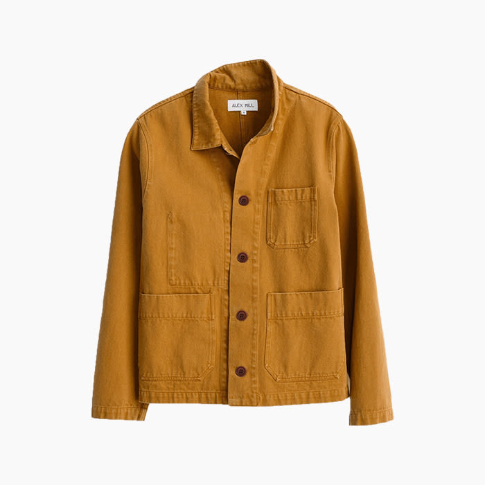 chore jacket in golden khaki