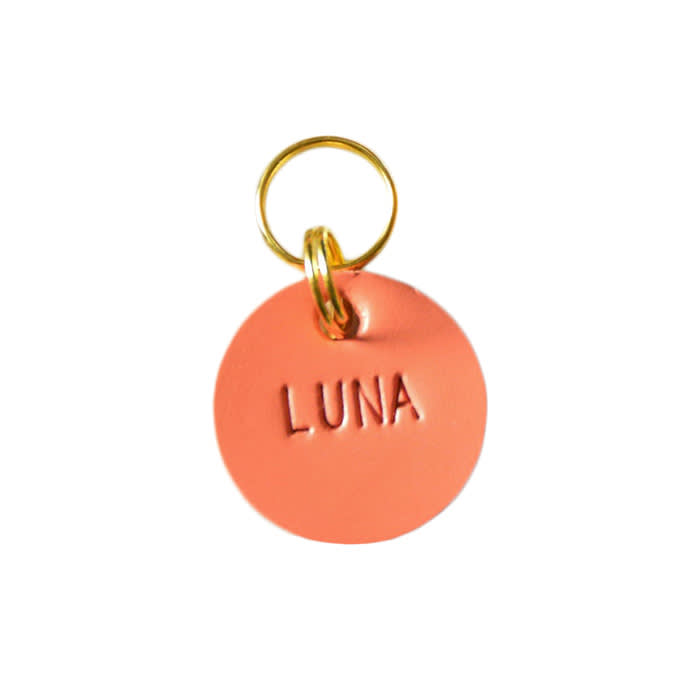 Cove Leather dog tag