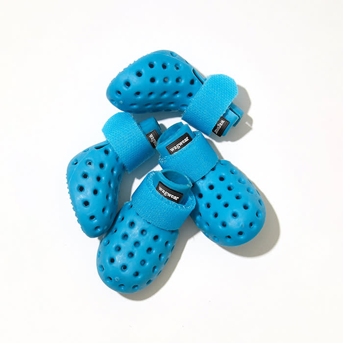 blue croc boots