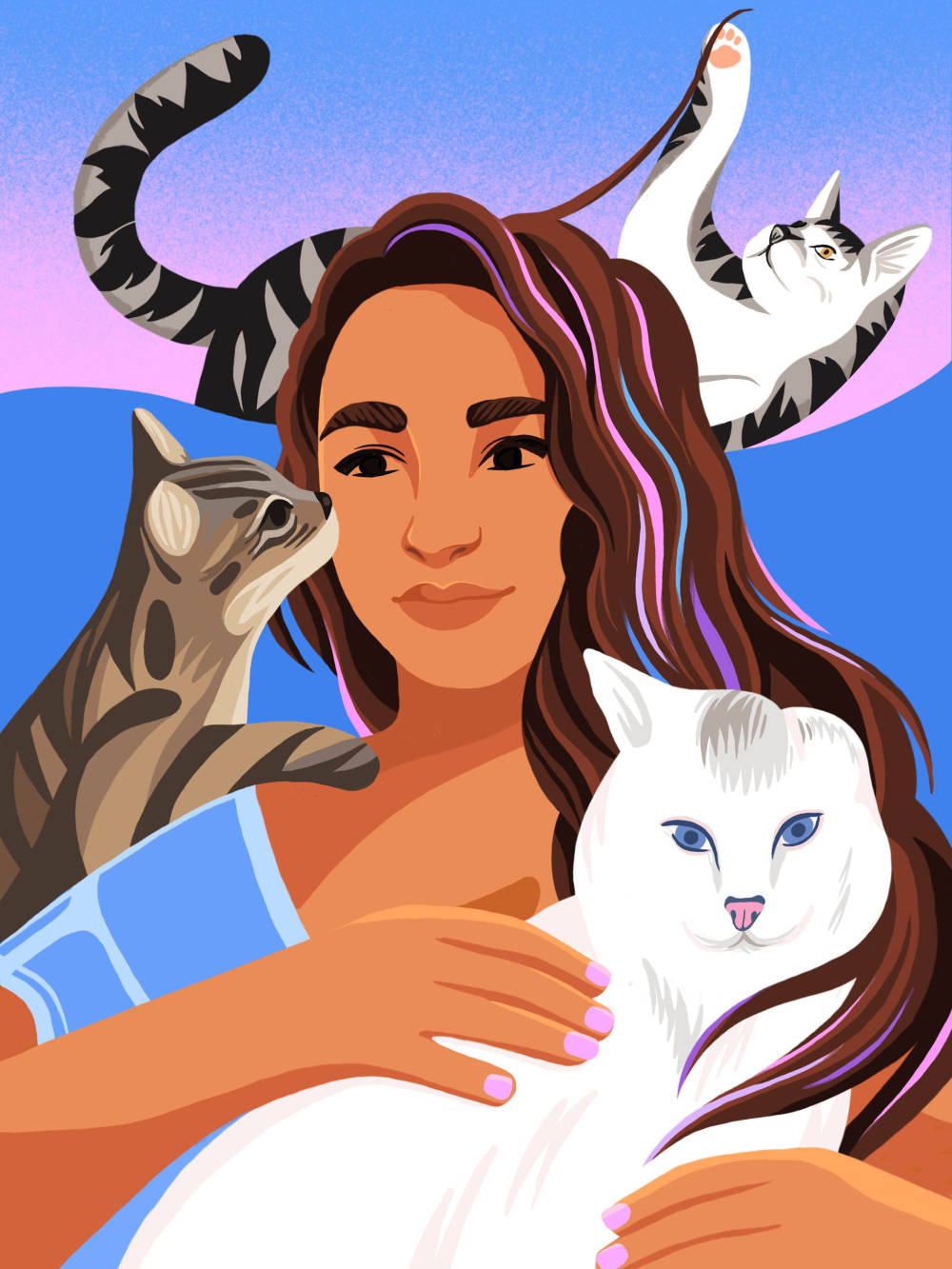 Jazz Jennings illustration by Petra Eriksson