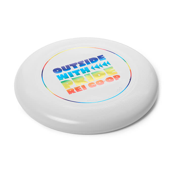 REI pride flying disc