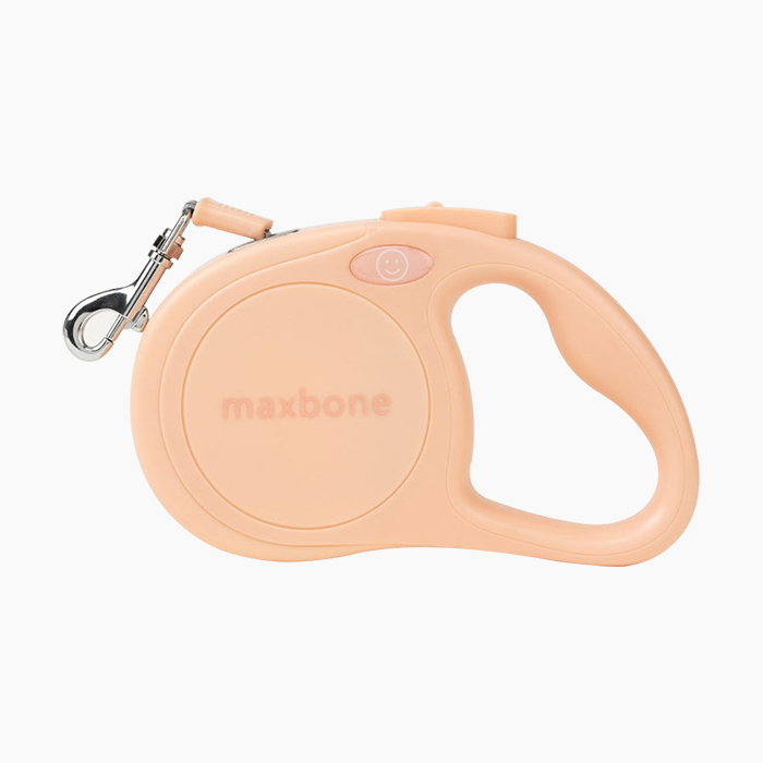 peach colored retractable leash