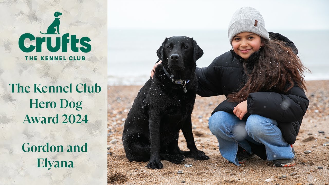 Gordon and Elyana | The Kennel Club Hero Dog Award 2024