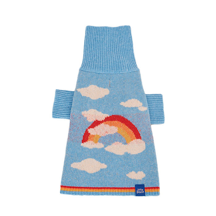 Silver Linings dog sweater by Little Beast