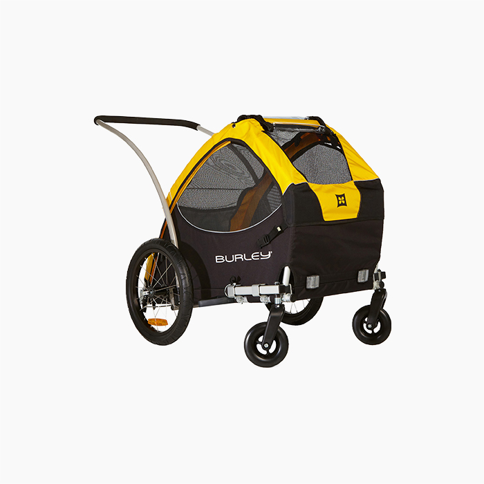 the tail wagon in yellow and black 