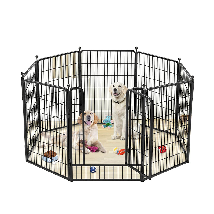 Dog Playpen, 40 inch, 8 Panels Dog Fence Outdoor Heavy Duty Dog Pen for Large/Medium/Small Dogs