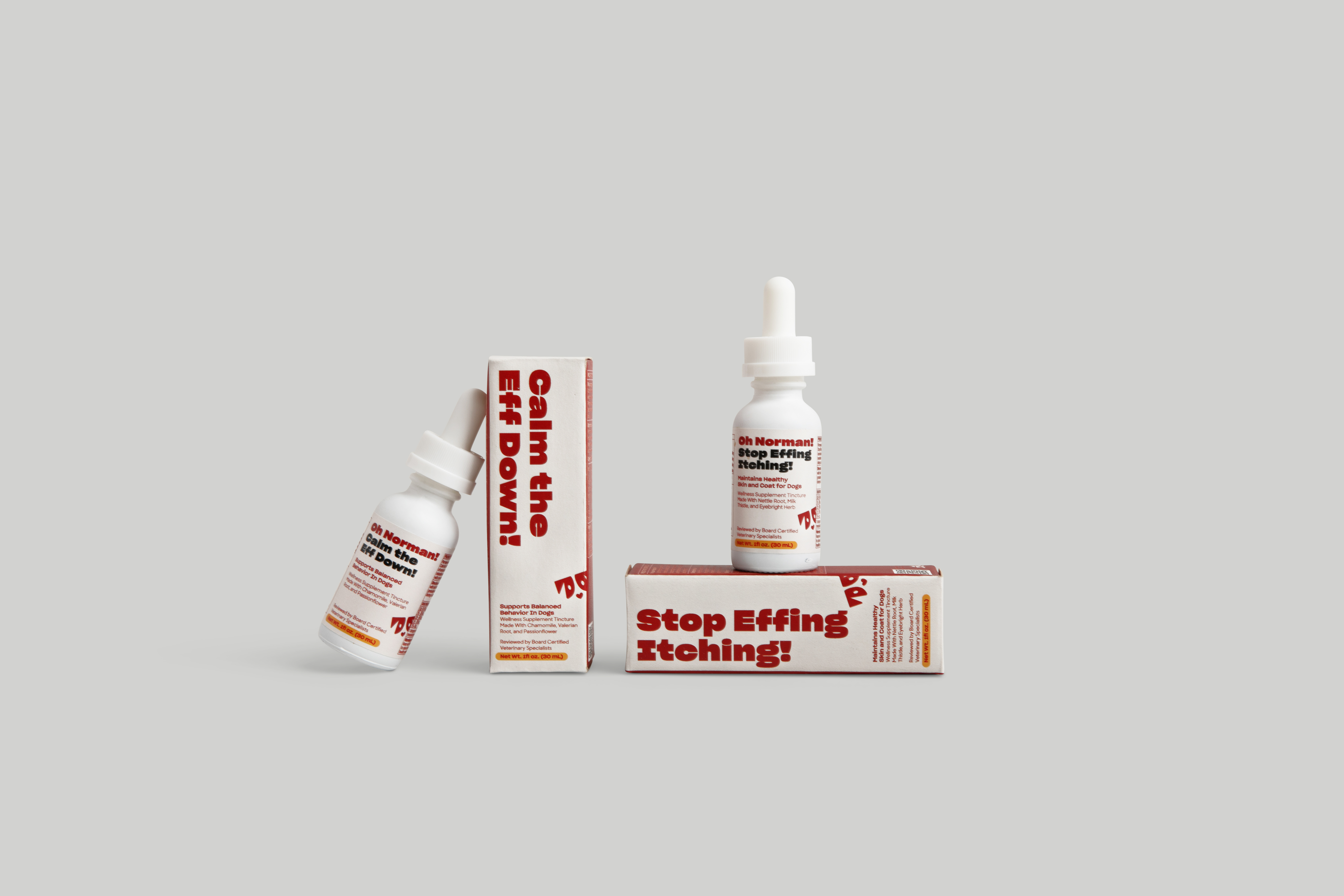 Oh Norman! Stop Effing Itching! and Calm the Eff Down!