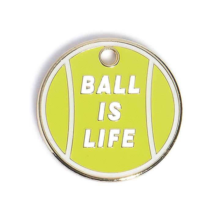 Ball Is Life Personalized Dog ID Tag, Trill Paws
