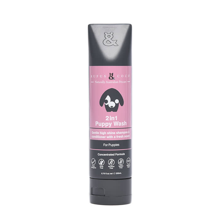 Rufus & Coco 2in1 Wash Puppy Shampoo & Conditioner