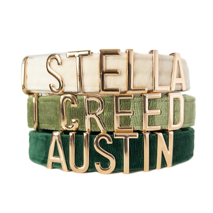 Personalized dog collar