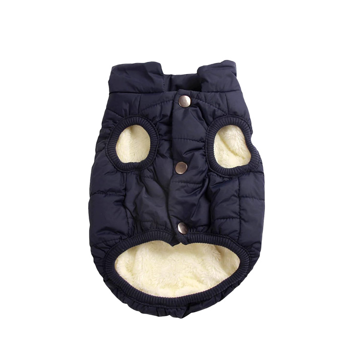 JoyDaog 2 Layers Fleece Lined Warm Dog Jacket for Puppy 