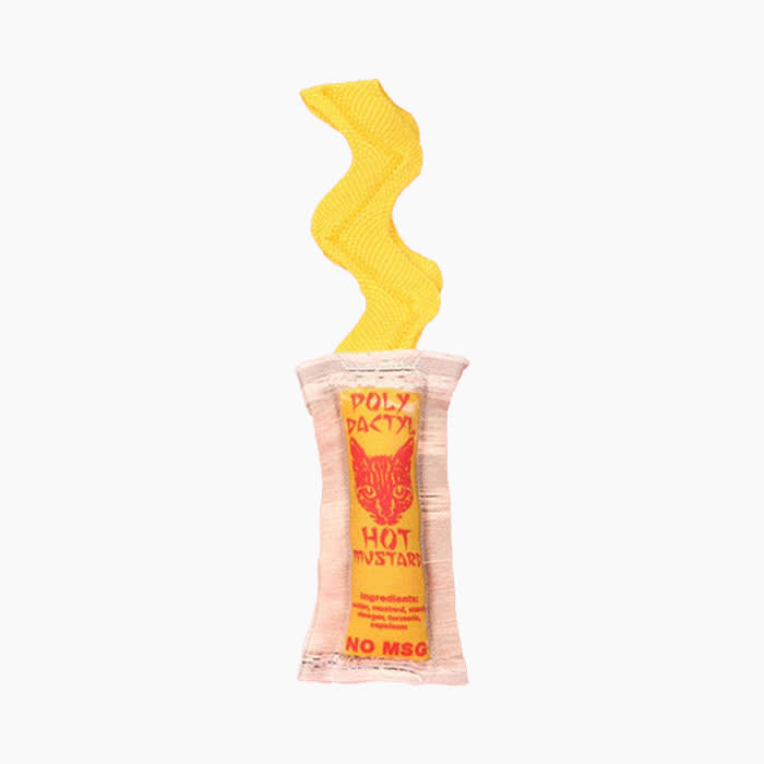 hot sauce themed cat toy
