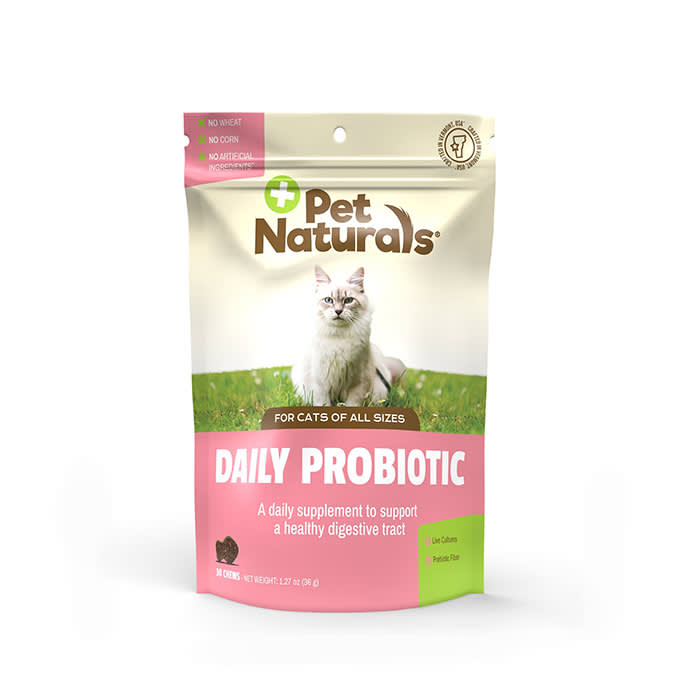pet probiotics in pink container
