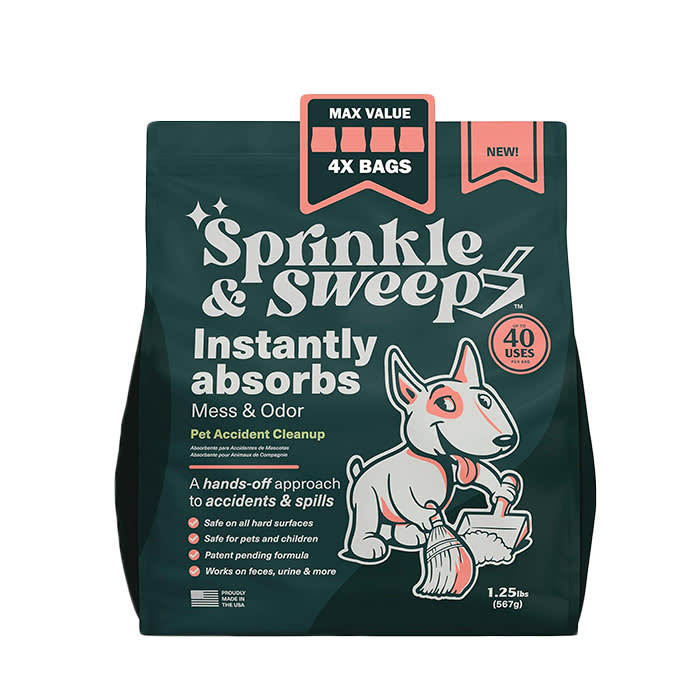 Sprinkle & Sweep Pet Mess & Odor Cleanup