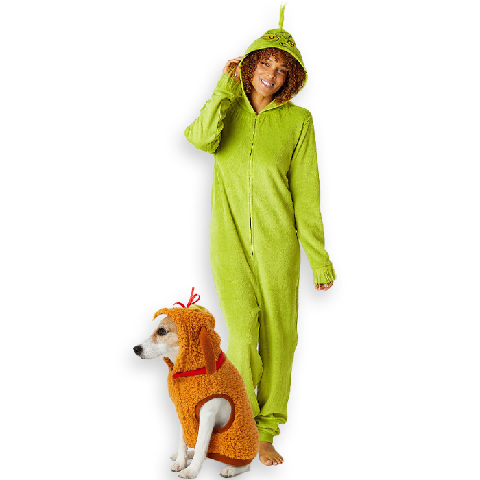 Max the discount grinch dog onesie