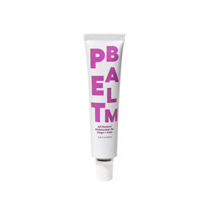 paw balm in white tube with purple lettering