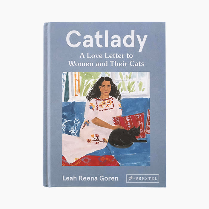 catlady book with blue binding