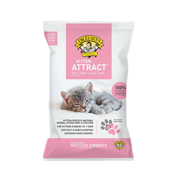 Dr. Elsey's Kitten Attract Clumping Clay Cat Litter, 20-lb bag