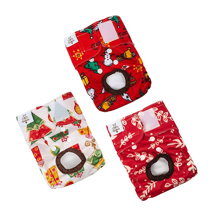 CuteBone Christmas Dog Diapers