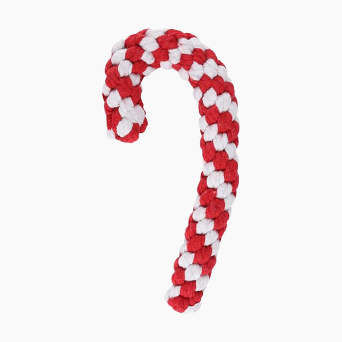 Pretty Comy Candy Cane Rope Toy