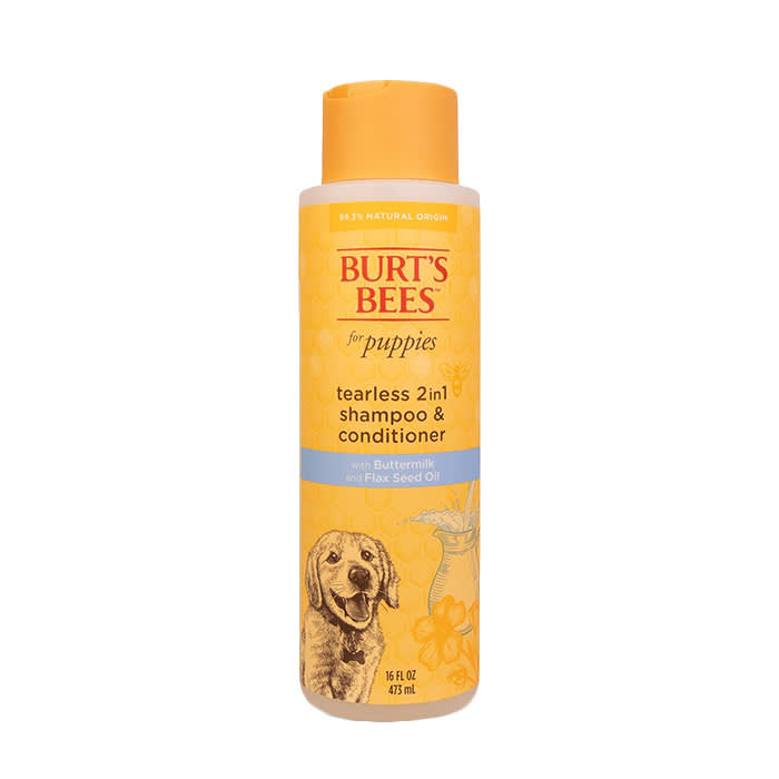 Burt's Bees for Pets Puppies Natural Tearless 2 in 1 Shampoo and Conditioner