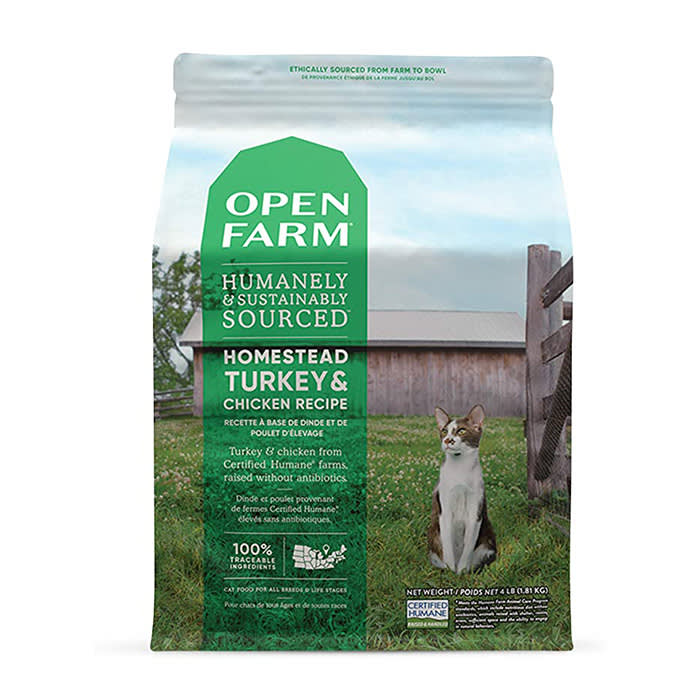 open farm bag of grain free cat food