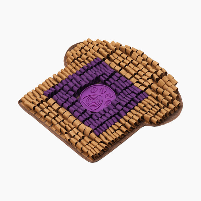 pb&j themed snuffle toy