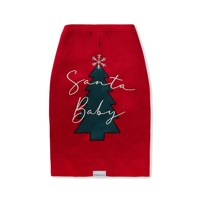 Santa Baby dog jumper