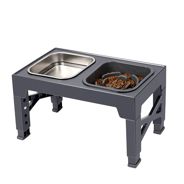 Niubya Elevated Slow-Feeder Dog Bowl
