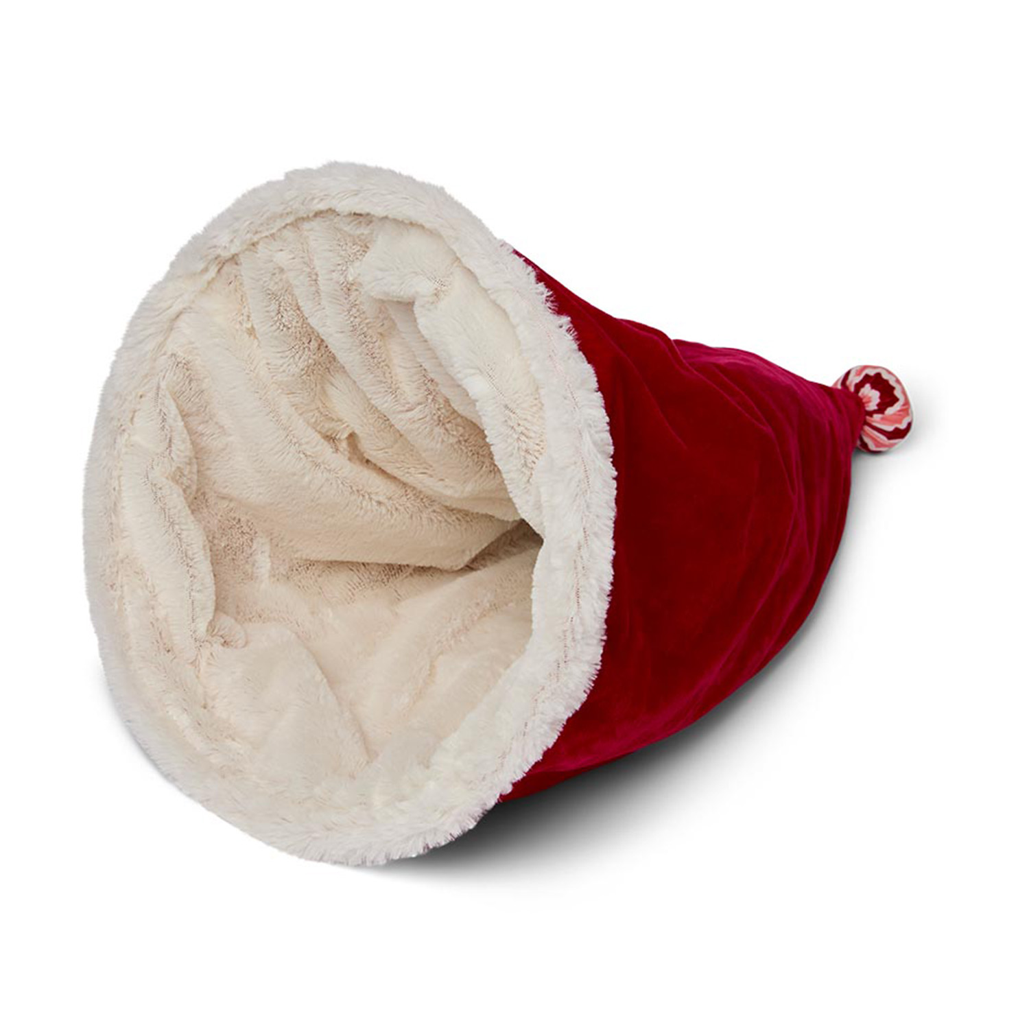 santa hat cat Christmas stocking