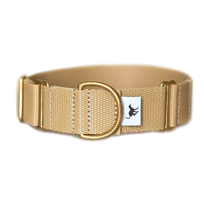 Brindle & Whyte Martingale Collar in Gold 