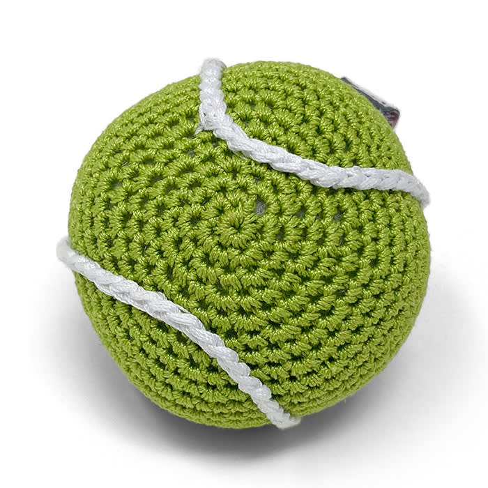 Squeaky Tennis Ball Dog Toy, Pawer