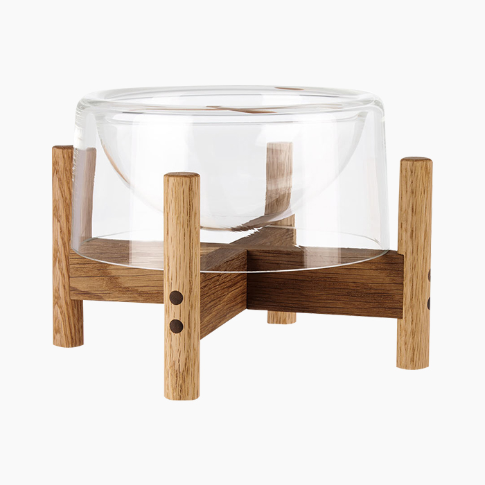 Glass dog clearance bowls