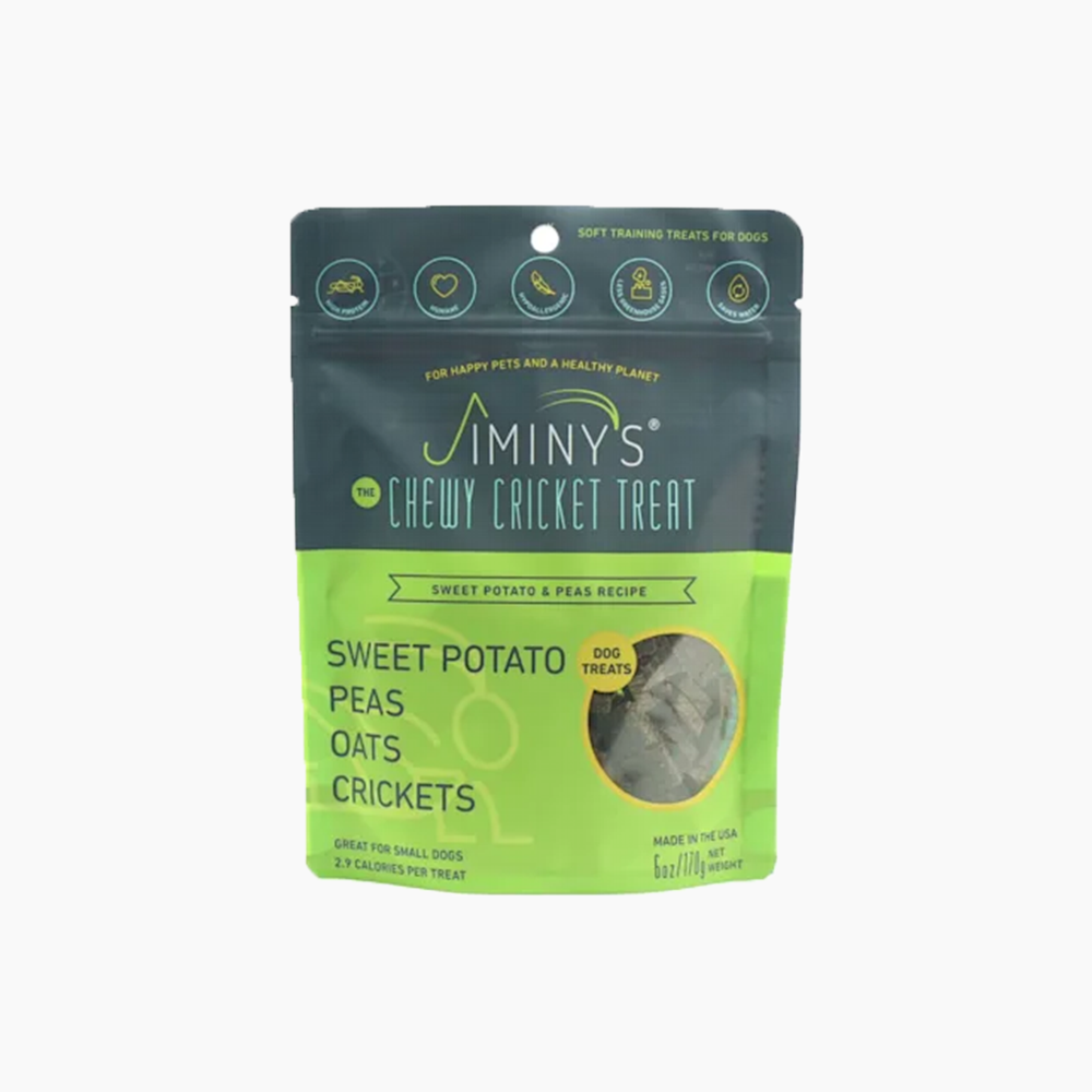 Jiminy's Sweet Potato & Peas Recipe Chewy Training Dog Treats