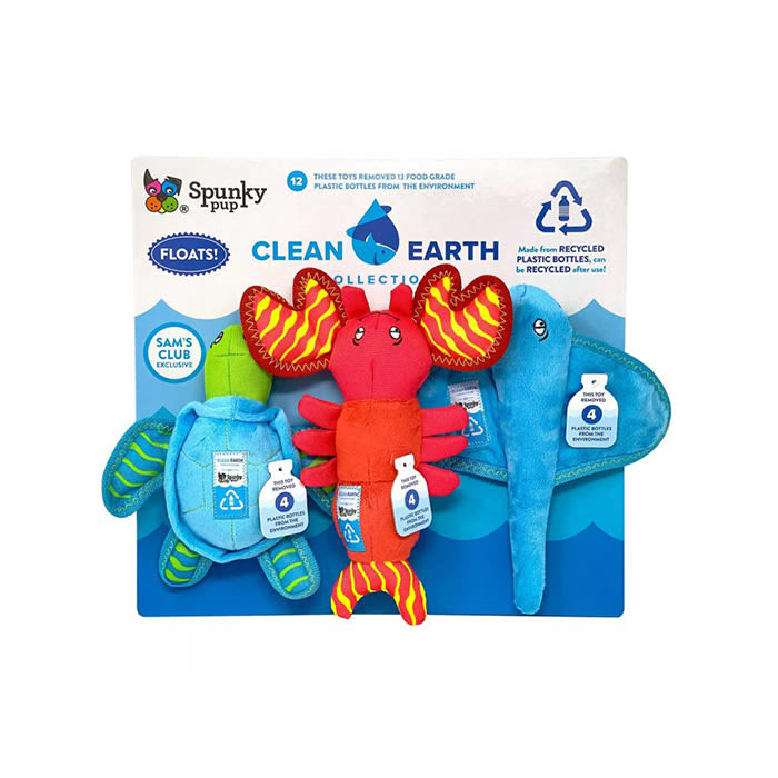 walmart clean earth recyclable dog toys