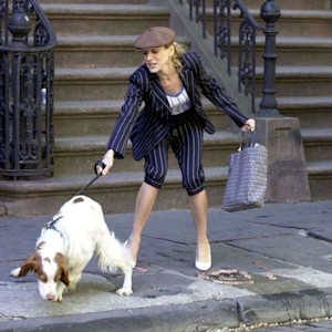Sex and the City Carrie Bradshaw with a dog
