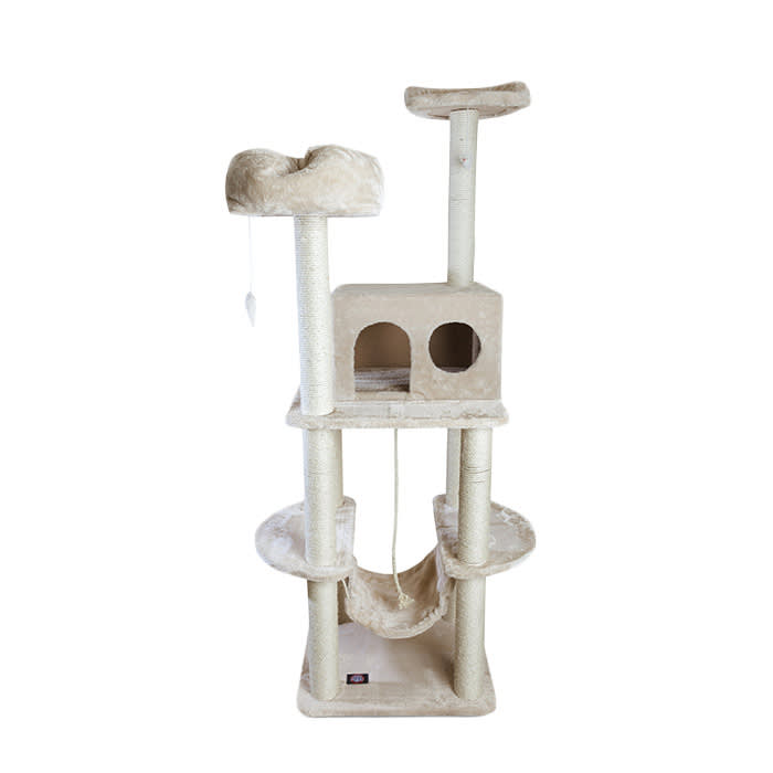 Majestic Pet 76-in Casita Cat Tree, Off White