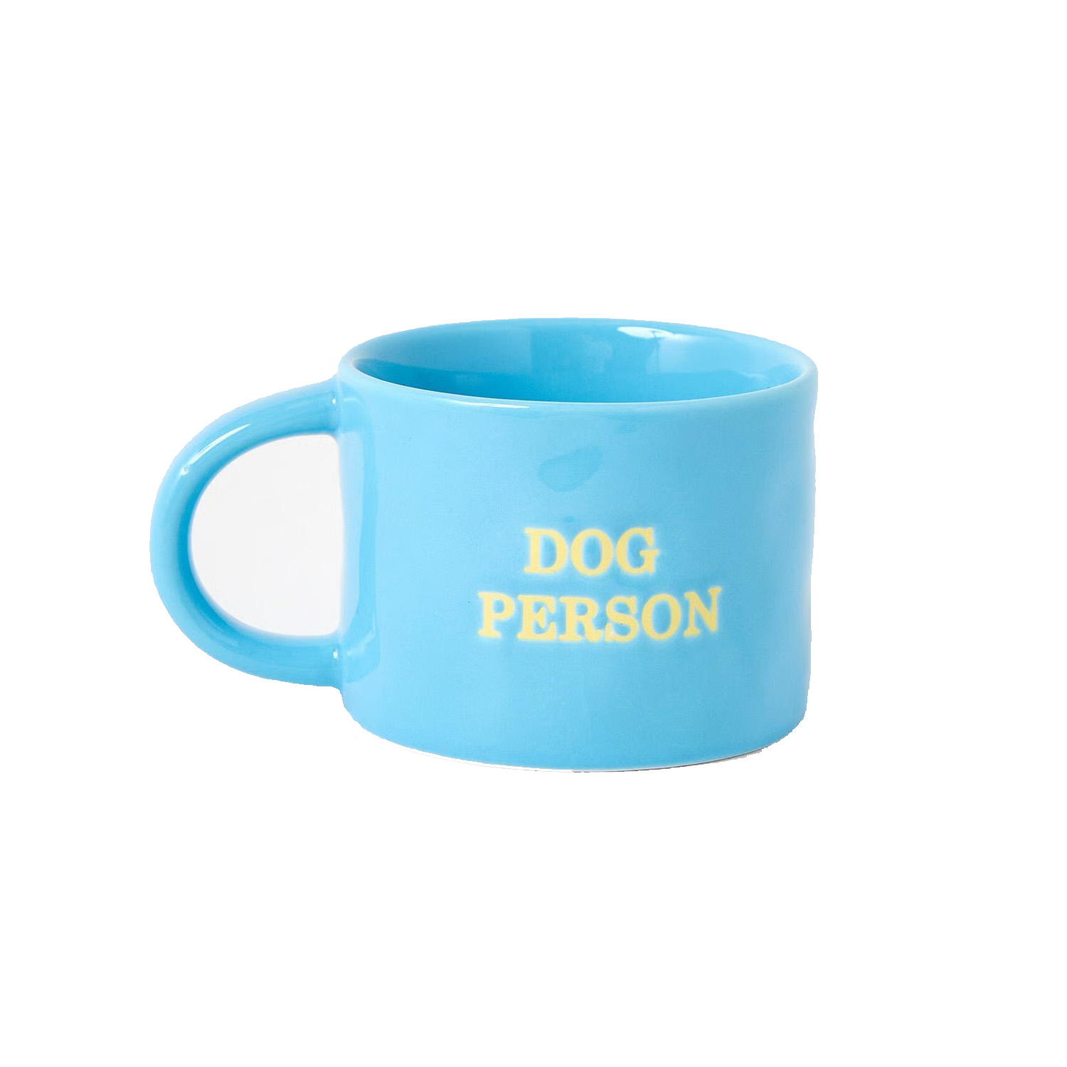 Oliver Bonas Dog Person Blue Mug