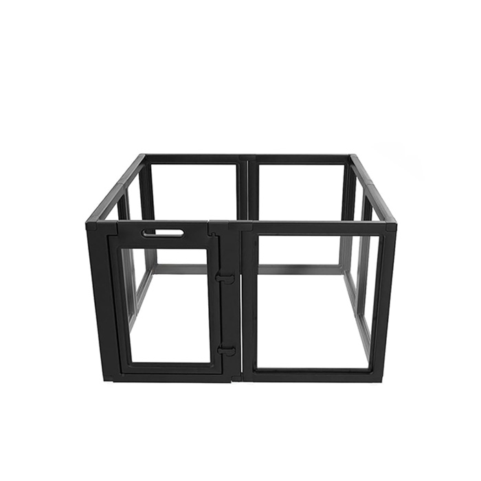 FXW AuraSpace Acrylic Indoor Playpen, Black