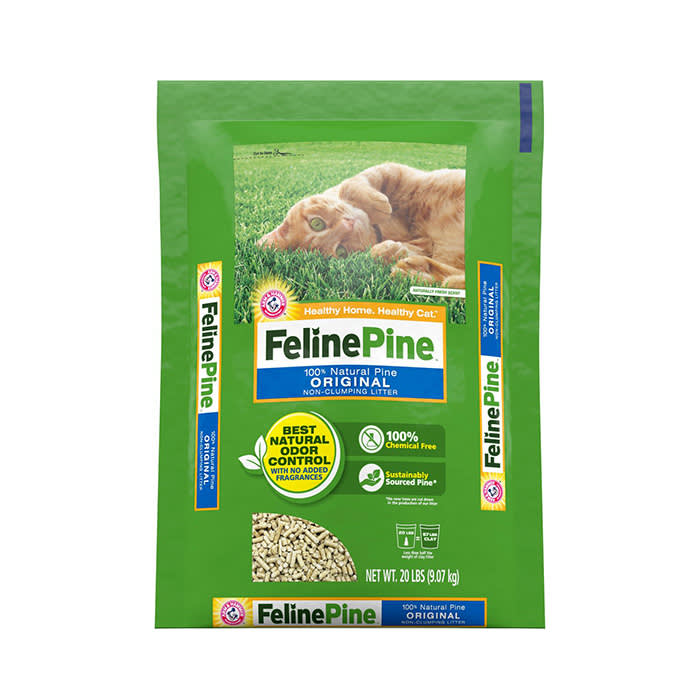 Feline Pine Original Non-Clumping Wood Cat Litter, 20-lb bag