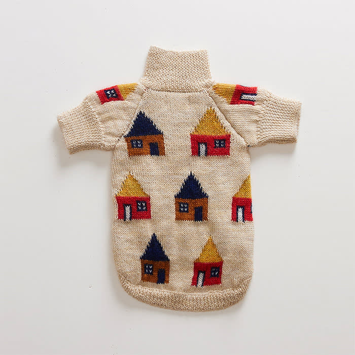 House Motif Dog Sweater