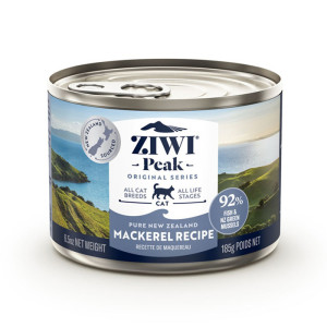 ziwi peak mackerel cat food in can