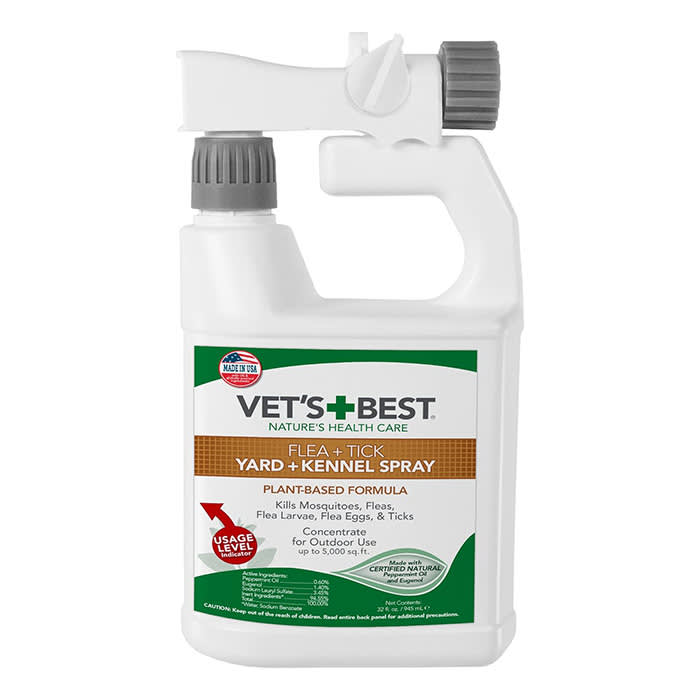 Vet’s Best Flea and Tick Yard and Kennel Spray bottle