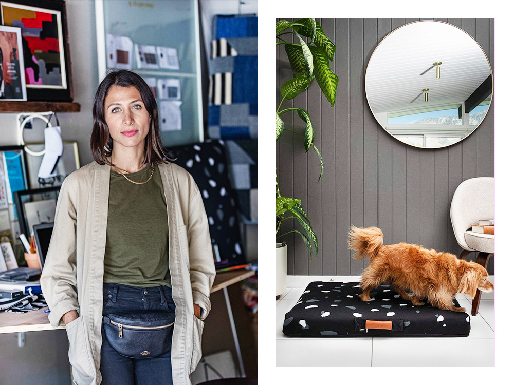 Gabriela Baiter of lay lo dog beds